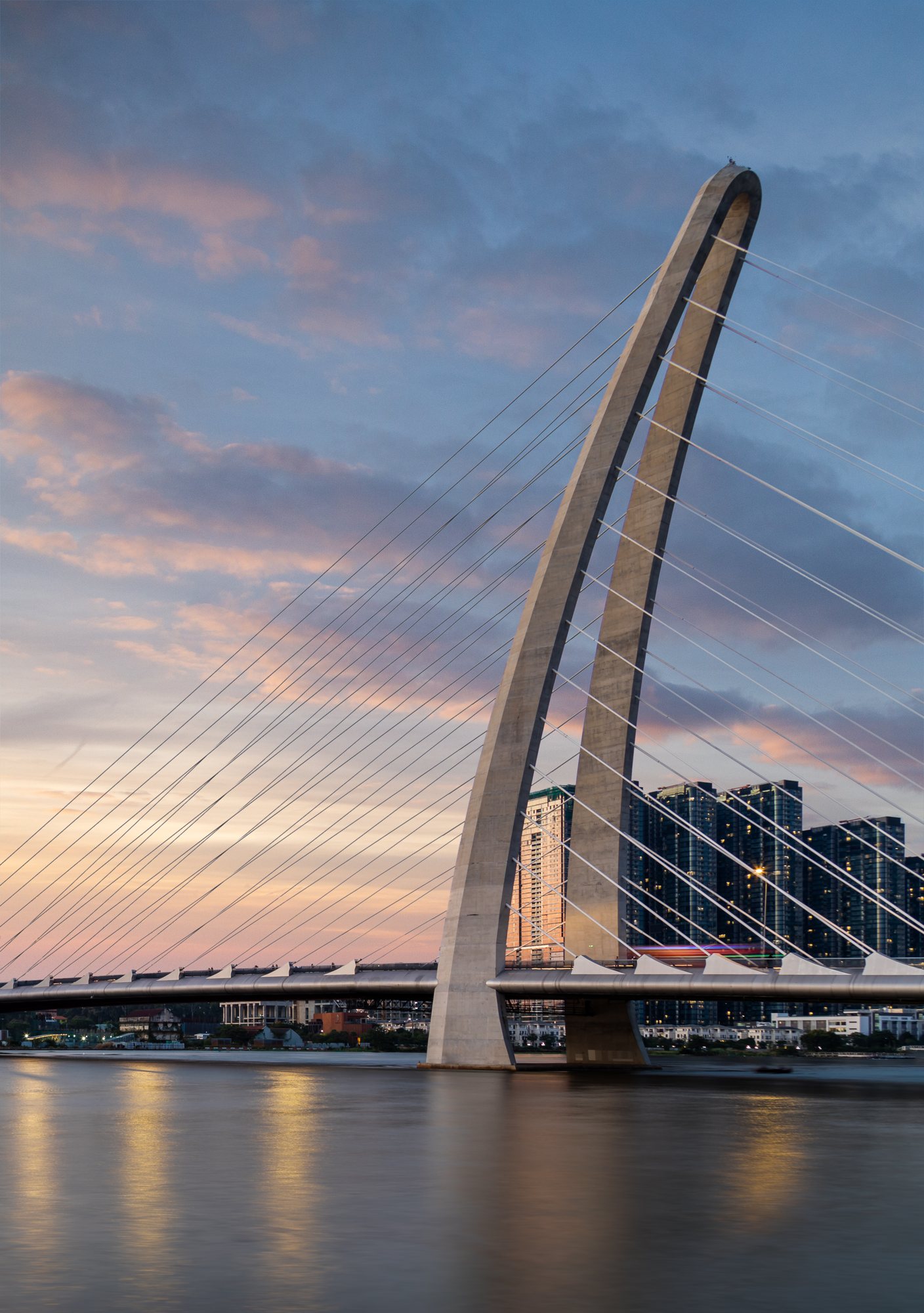 A bridge in the evening light — photographed by OWL